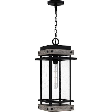 Quoizel Strader Outdoor Hanging 1 Light Matte Black SAD1909MBK